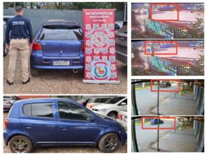 El Vitz que “cantó” ha omondo ijárape a la comisaría!