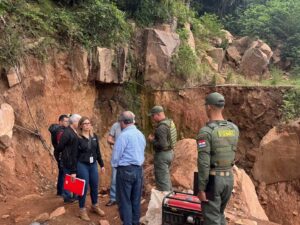 Comitiva encontró una excavación de buscadores de oro en reserva del Ybytyruzu