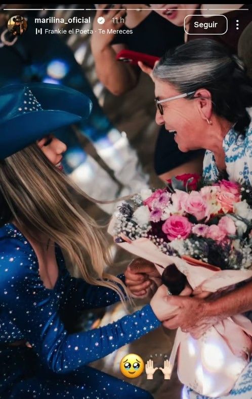 ¿Yo piko lloro? Marilina Bogado sorprendió a abuelita por su cumple ¿Yo piko lloro? Marilina Bogado sorprendió a abuelita por su cumple