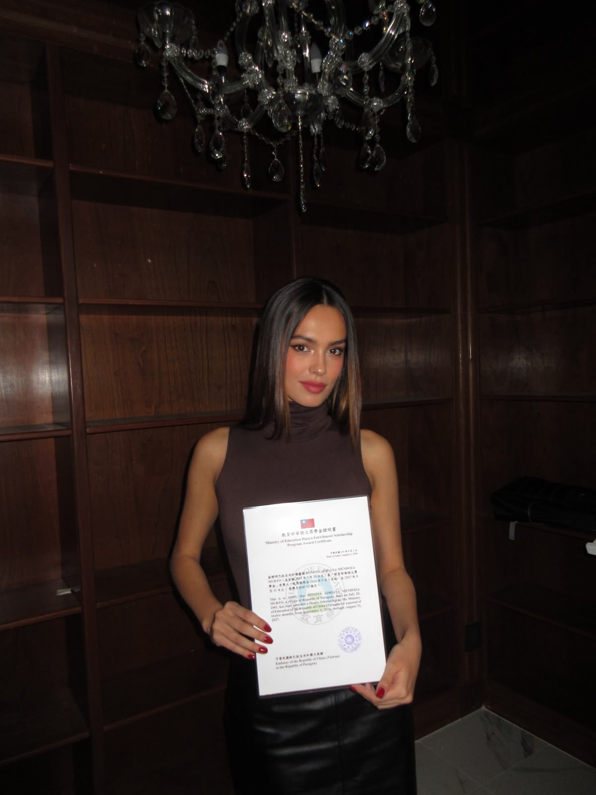 ¡Romi Mendoza ya recibió su beca para ir a vivir a Taiwán! ¡Romi Mendoza ya recibió su beca para ir a vivir a Taiwán!