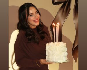 (GALERÍA) ¡Doña de Miguel Almirón festejó su cumple con onda perfumería!