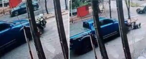 Loco del volante: embistió, arrastró y dejó tumbado a un zorro municipal