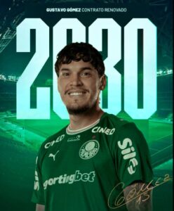 Gustavo Gómez extendió su contrato hasta final del 2030