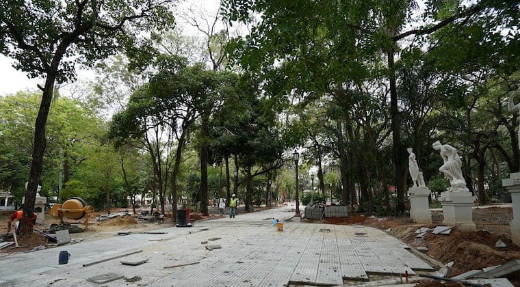 MOPC habilita recorrido en plaza uruguaya pyahu 
