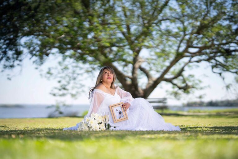 Abre jey el corazón al amor: Viuda soltó el lazo vestida de novia