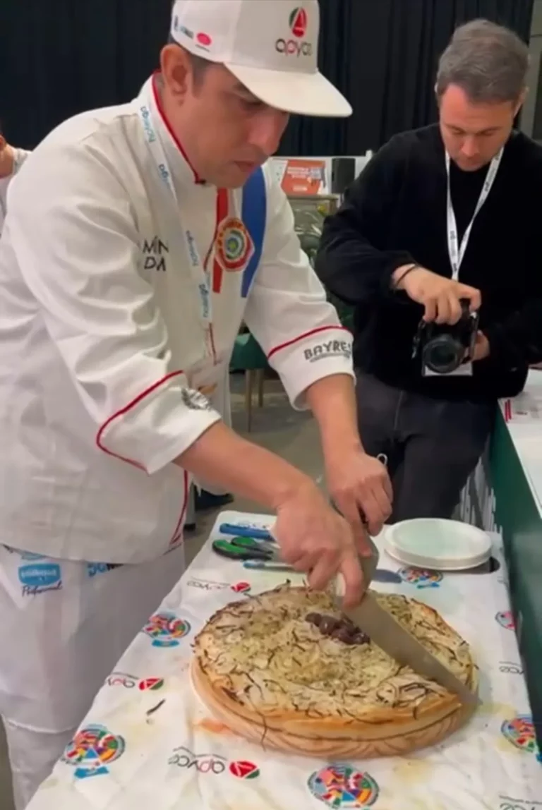 Paraguay obtuvo el sexto lugar en el mundial de pizza