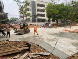 Oñemboty tramo para desagüe pluvial en Asu Oñemboty tramo para desagüe pluvial en Asu