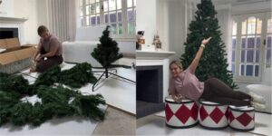 (VIDEO) ¿Apurada? Gabi Wolscham ya armó su arbolito de Navidad en septiembre