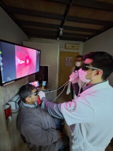 Por primera vez ojejapo la primera cirugía de laringe con tecnología blue laser