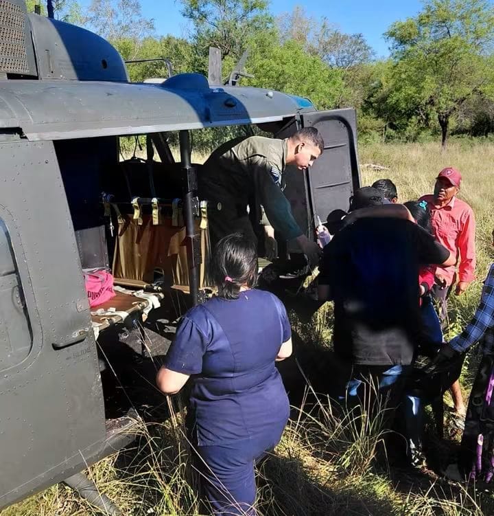 Ojapo traslado aéreo exitoso de una puerpera hasta Concepción 