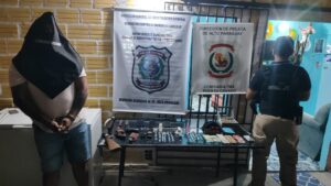 Le llegó la poli: Chaco ruguápe vendía el purete