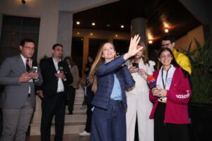 Soledad ojerure “salir a votar” ha ojapo campaña de paso