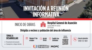 Presentarán proyecto del Gran Hospital de Asunción Presentarán proyecto del Gran Hospital de Asunción