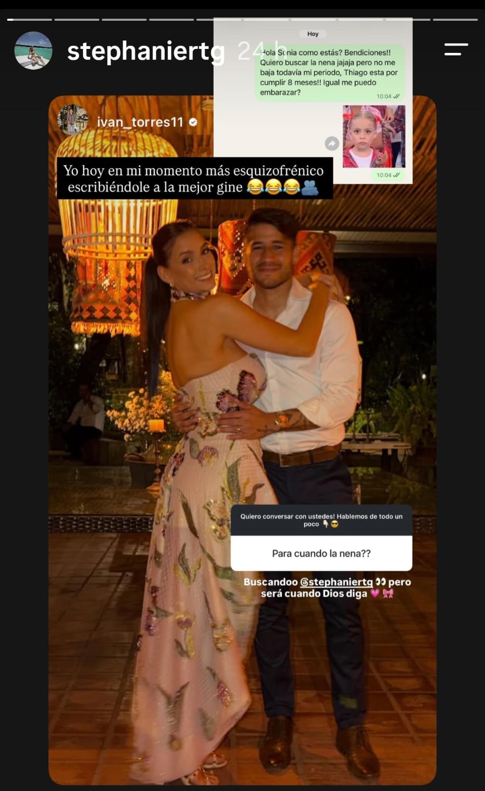 ¿Iván Torres y su doña están jey en la dulce espera? ¿Iván Torres y su doña están jey en la dulce espera?