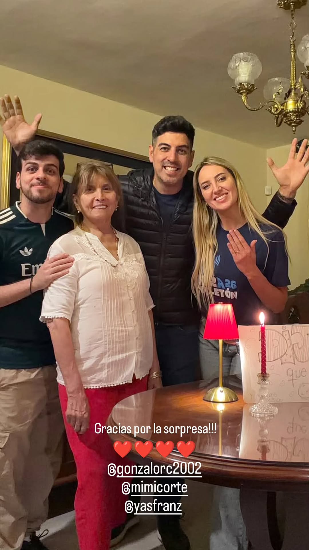 (VIDEO) ¡Mirá cómo la familia de Chiche Corte festejó su compromiso!